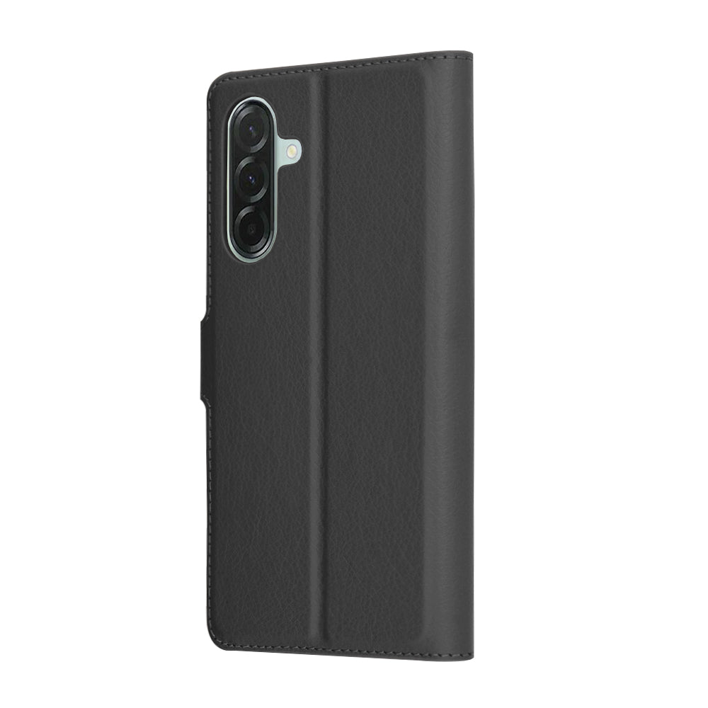 Tok Samsung Galaxy A26 A266-hoz, Techsuit, bőr folio, fekete
