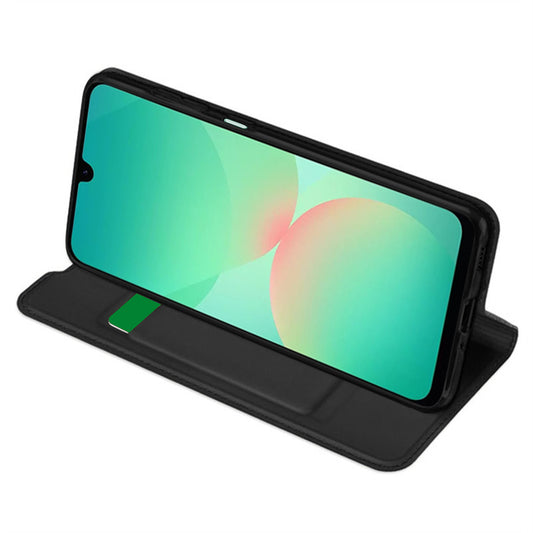 Tok Samsung Galaxy A26 A266-hoz, Techsuit, Magskin Book, Fekete