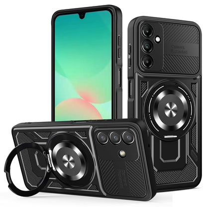 Tok Samsung Galaxy A27 5G-hez, Techsuit, RuggedCam, Fekete