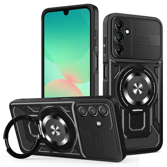 Tok Samsung Galaxy A27 5G-hez, Techsuit, RuggedCam, Fekete