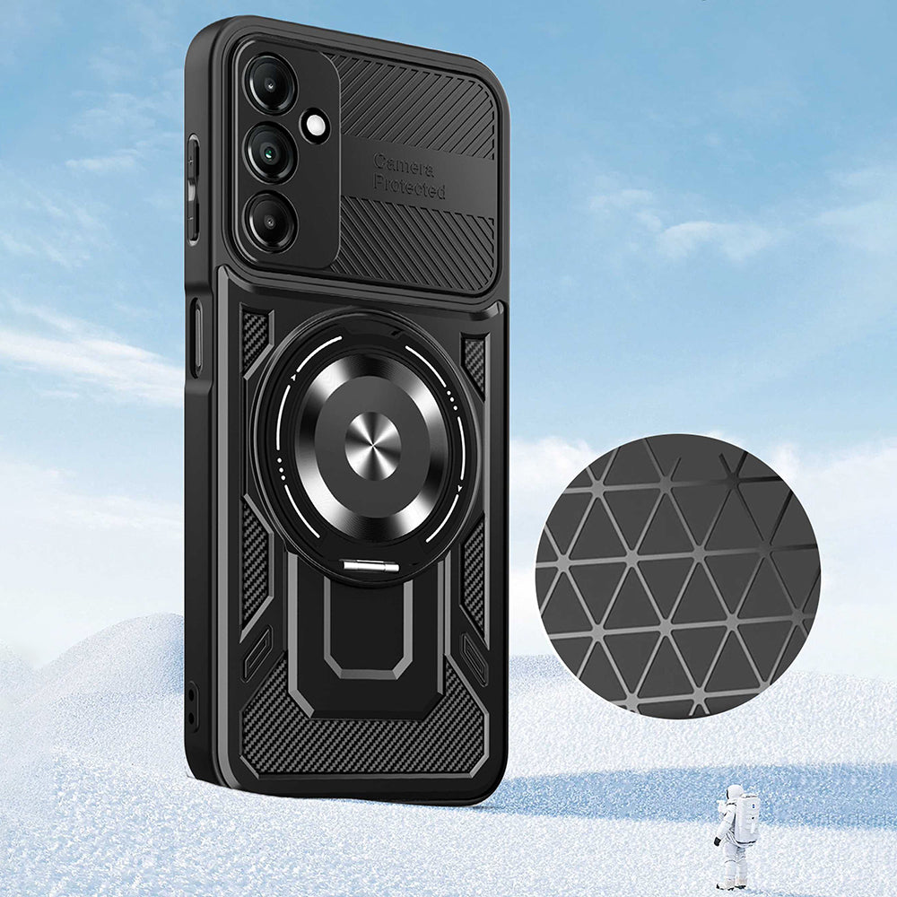 Tok Samsung Galaxy A27 5G-hez, Techsuit, RuggedCam, Fekete