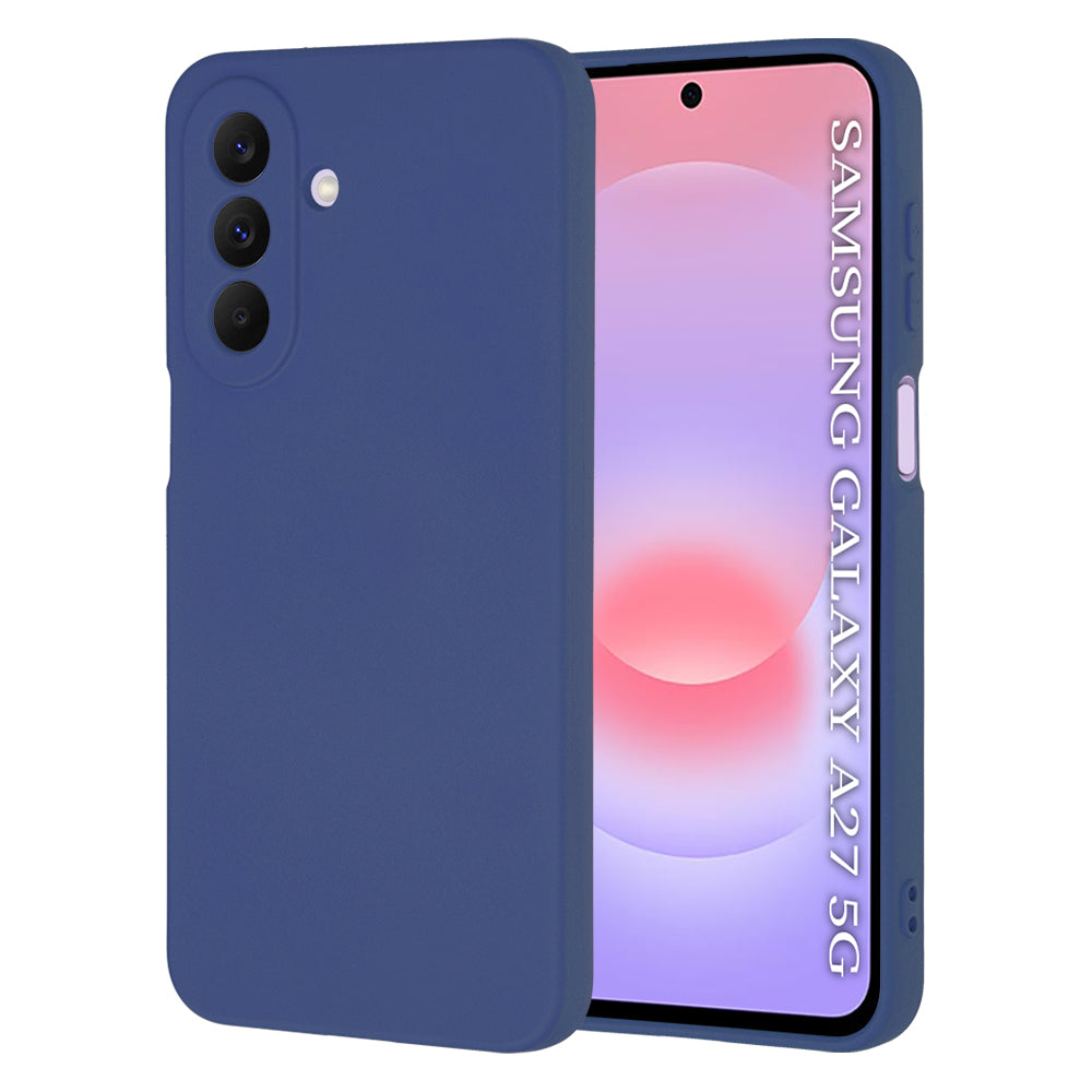 Case for Samsung Galaxy A27 5G, Techsuit, SoftFlex, Navy Blue