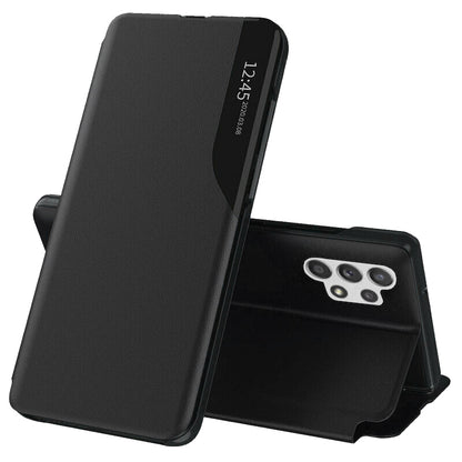 Tok Samsung Galaxy A32 A325-hez, Techsuit, eFold, Fekete