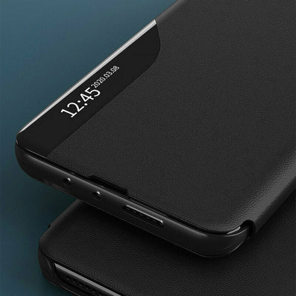 Tok Samsung Galaxy A32 A325-hez, Techsuit, eFold, Fekete