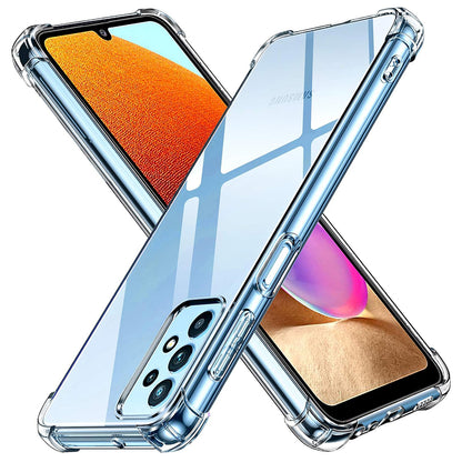 Tok Samsung Galaxy A32 A325-hez, Techsuit, Ütésálló Átlátszó, Átlátszó