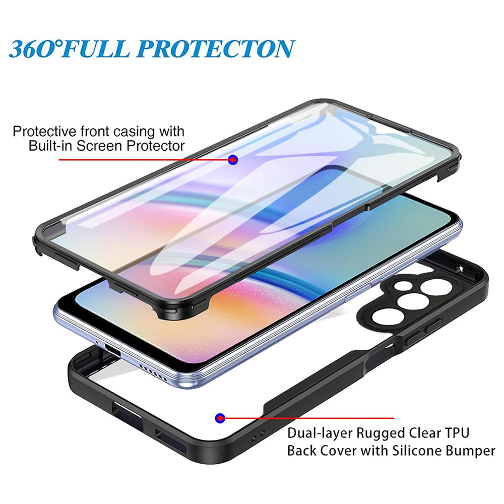 Case for Samsung Galaxy A34 A346, Techsuit, ColorVerse 360, Black