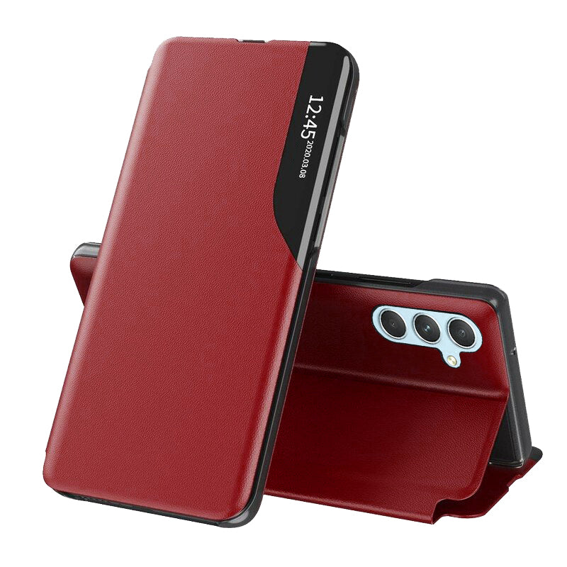 Tok Samsung Galaxy A34 A346-hoz, Techsuit, eFold, Piros