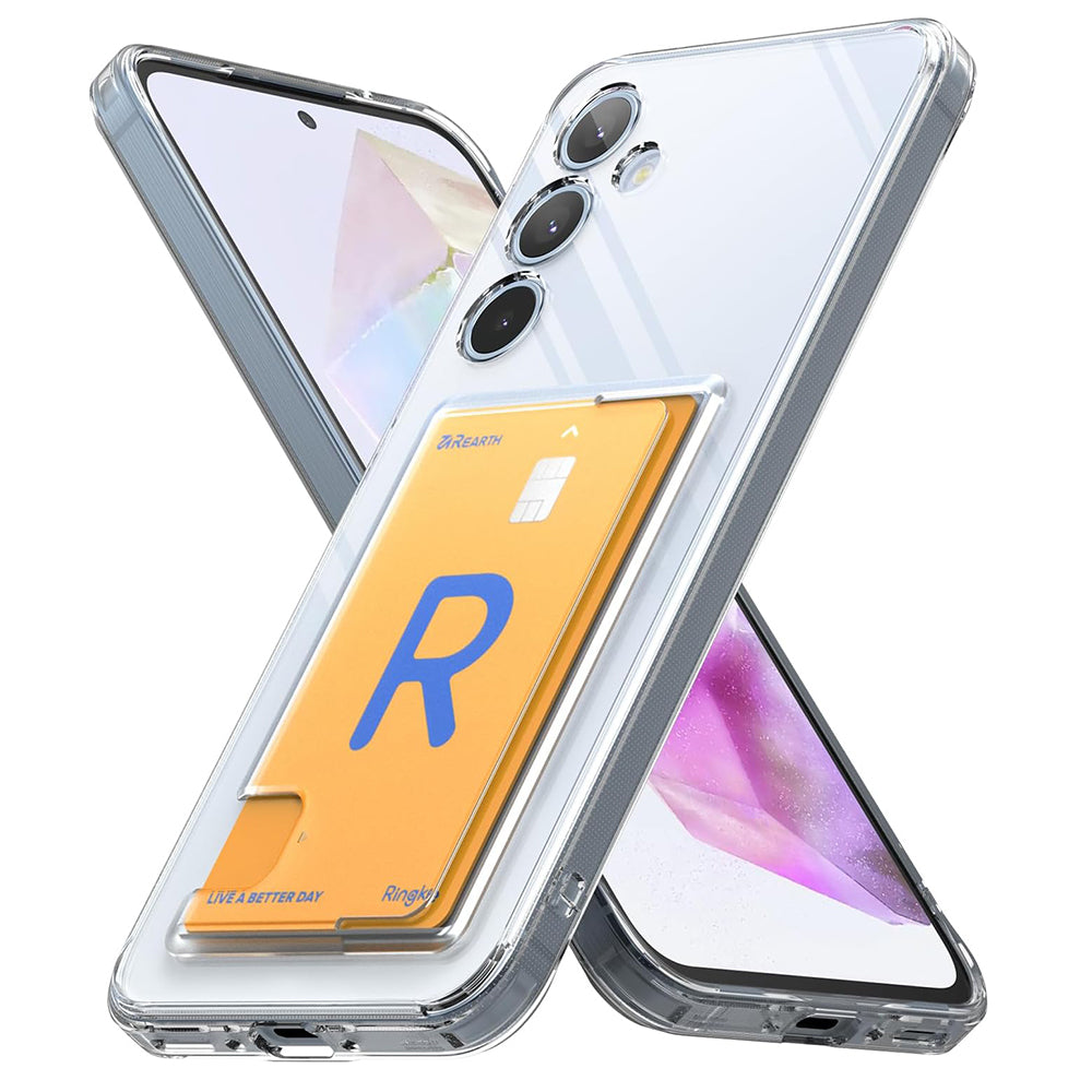 Samsung Galaxy A35 5G A356 tok, Ringke, Fusion Card, Átlátszó