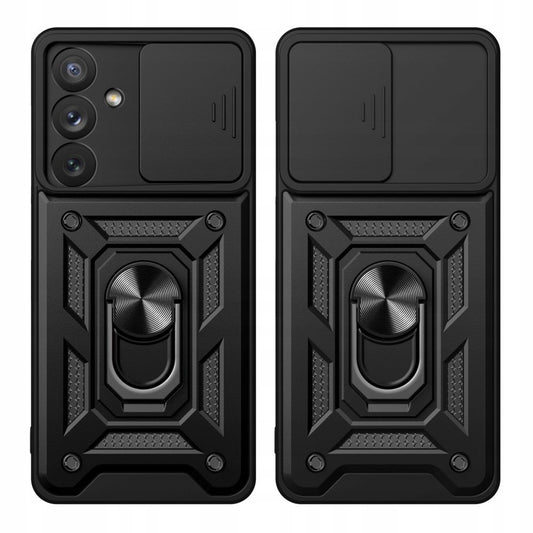 Tok Samsung Galaxy A35 5G A356-hoz, Techsuit, CamShield, Fekete