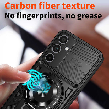 Tok Samsung Galaxy A35 5G A356-hoz, Techsuit, RuggedCam, Kék