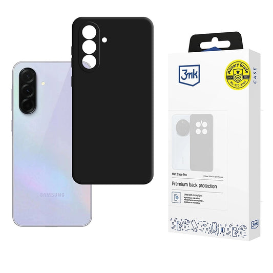 Tok Samsung Galaxy A36 A366-hez, 3MK, Pro, Matt Fekete