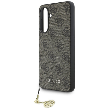 Case for Samsung Galaxy A36 A366, Guess, 4G Charm, Brown