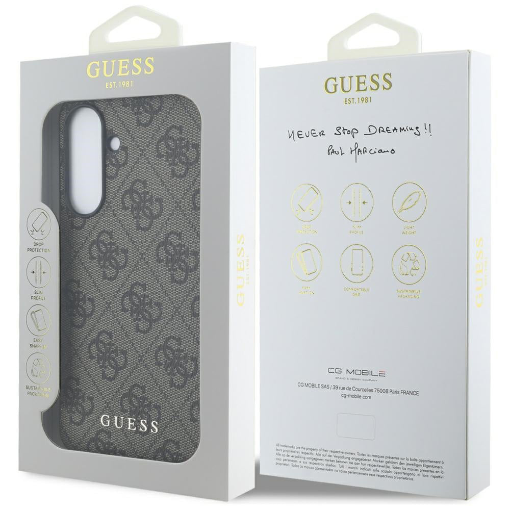 Case for Samsung Galaxy A36 A366, Guess, 4G Classic, Black