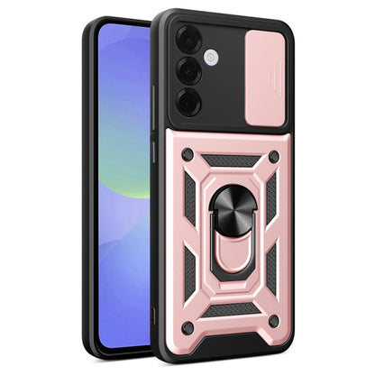 Tok Samsung Galaxy A36 A366-hez, Techsuit, CamShield, Rózsaszín