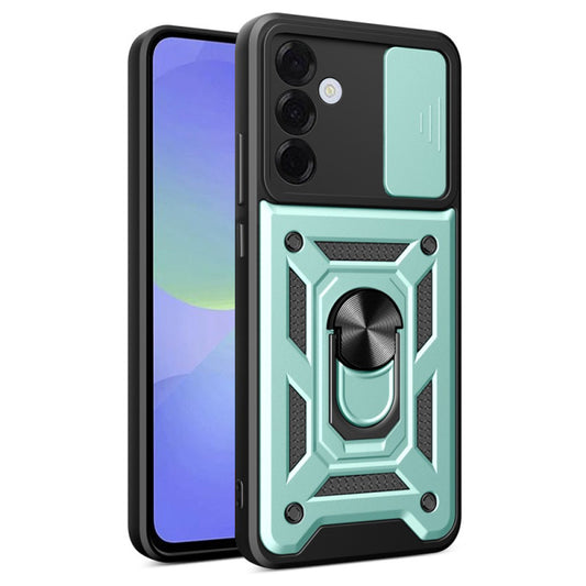 Tok Samsung Galaxy A36 A366-hez, Techsuit, CamShield, Zöld