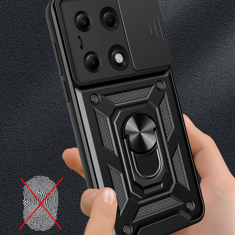 Tok Samsung Galaxy A36 A366-hez, Techsuit, CamShield, Zöld