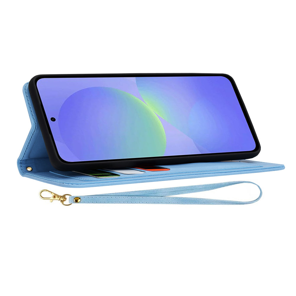 Tok Samsung Galaxy A36 A366-hez, Techsuit, FlipCraft, Kék