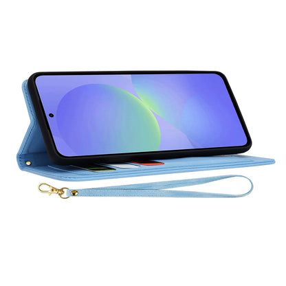 Tok Samsung Galaxy A36 A366-hez, Techsuit, FlipCraft, Kék
