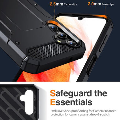 Tok Samsung Galaxy A36 A366-hez, Techsuit, Hybrid Armor, Fekete
