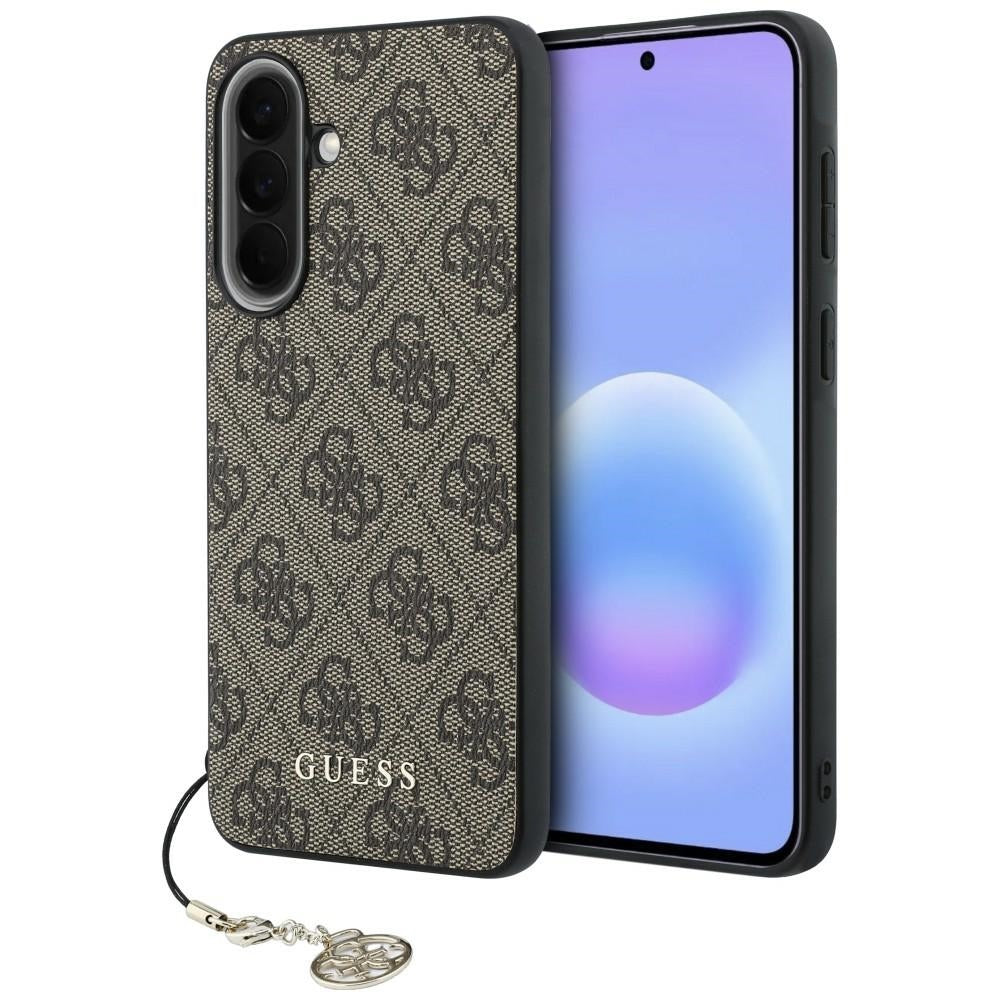 Tok Samsung Galaxy A37 5G-hez, Guess, 4G Classic Logo Charm, Barna