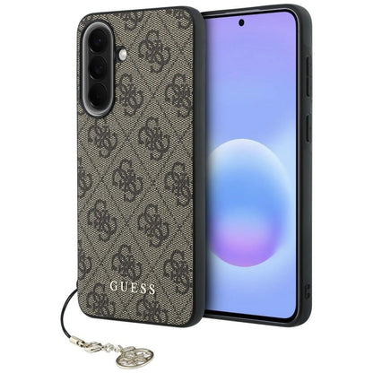 Tok Samsung Galaxy A37 5G-hez, Guess, 4G Classic Logo Charm, Barna