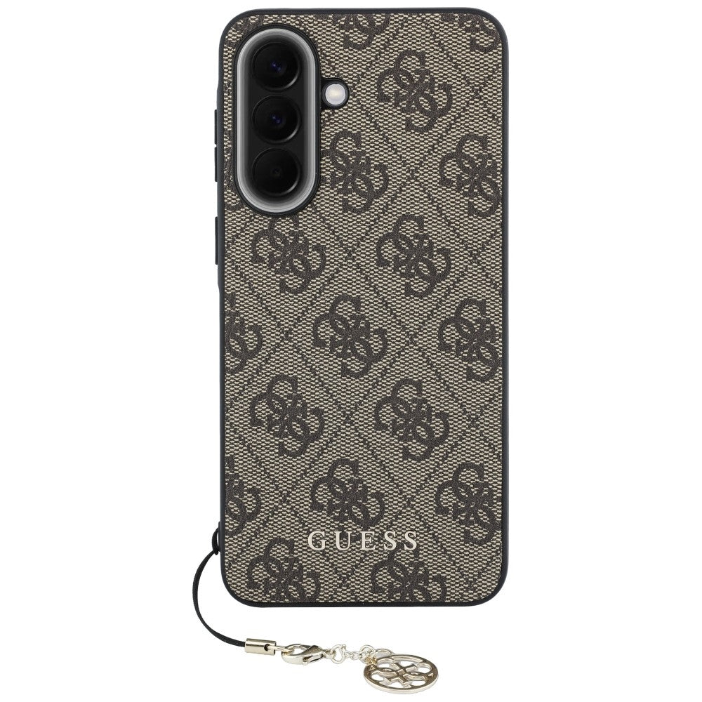 Tok Samsung Galaxy A37 5G-hez, Guess, 4G Classic Logo Charm, Barna