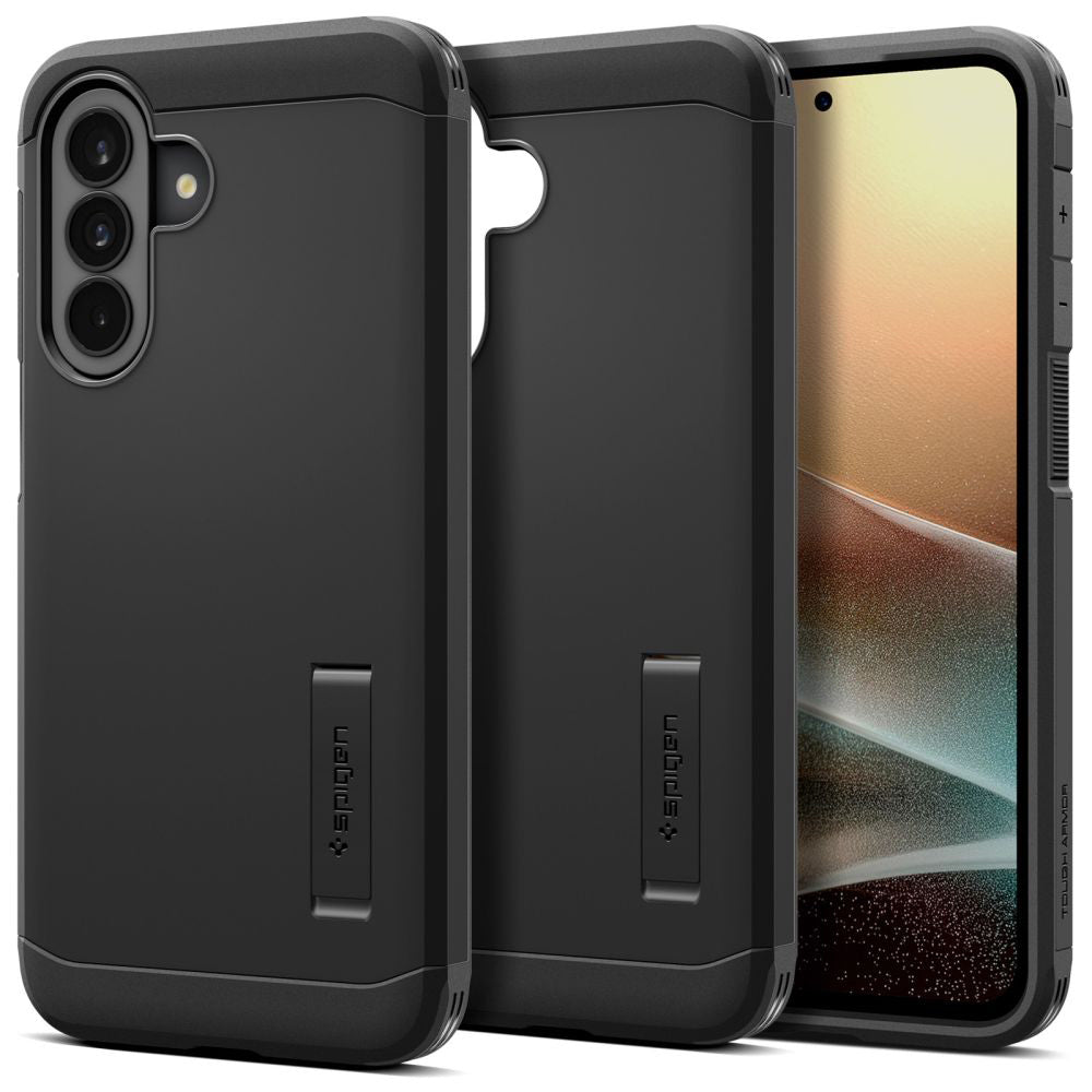 Tokozás a Samsung Galaxy A37 5G-hez, Spigen, Tough Armor, Fekete ACS11131