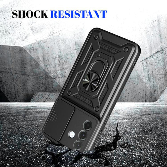 Tok Samsung Galaxy A37 5G-hez, Techsuit, CamShield, Arany Rózsaszín