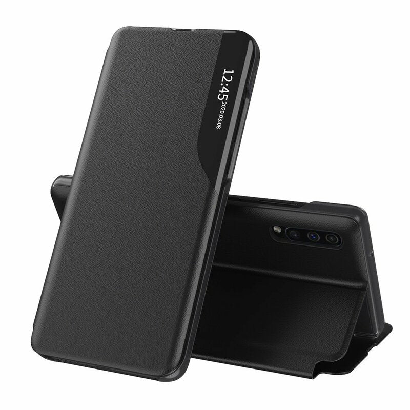Tok Samsung Galaxy A50s A507 / A30s A307 / A50 A505 készülékhez, Techsuit, eFold, Fekete