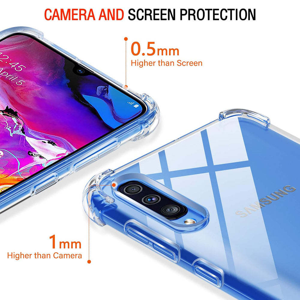 Tok Samsung Galaxy A50s A507 / A30s A307 / A50 A505 készülékhez, Techsuit, ütésálló, átlátszó
