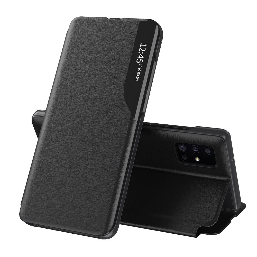 Tok Samsung Galaxy A51 A515-hez, Techsuit, eFold, Fekete
