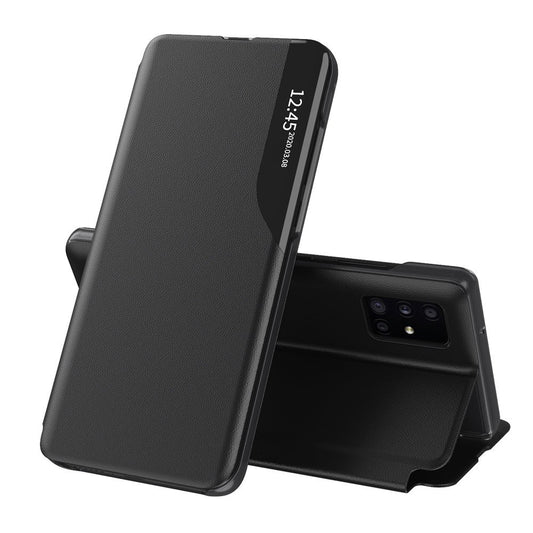 Tok Samsung Galaxy A51 A515-hez, Techsuit, eFold, Fekete