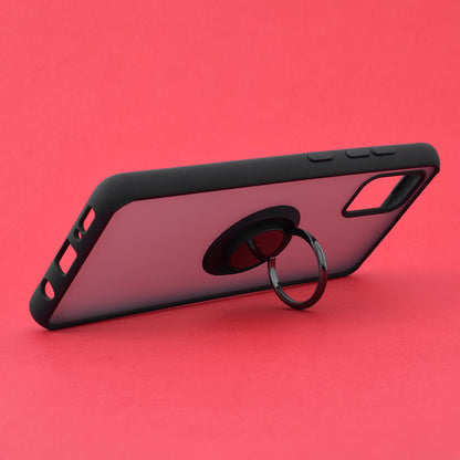 Tok Samsung Galaxy A51 A515-hez, Techsuit, Glinth, Fekete