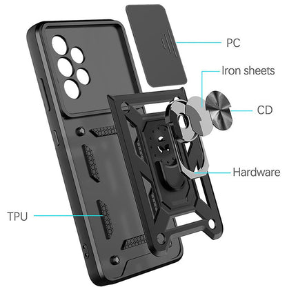 Case for Samsung Galaxy A52s 5G A528 / A52 5G A526 / A52 A525, Techsuit, CamShield, Black