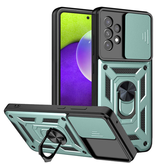 Tok Samsung Galaxy A52s 5G A528 / A52 5G A526 / A52 A525, Techsuit, CamShield, Zöld