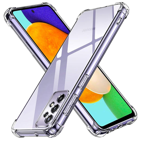 Tok Samsung Galaxy A52s 5G A528 / A52 5G A526 / A52 A525 készülékhez, Techsuit, ütésálló átlátszó, áttetsző