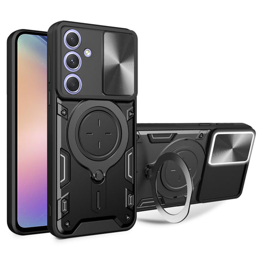 Tok Samsung Galaxy A54 A546-hoz, Techsuit, CamGuard Pro, Fekete