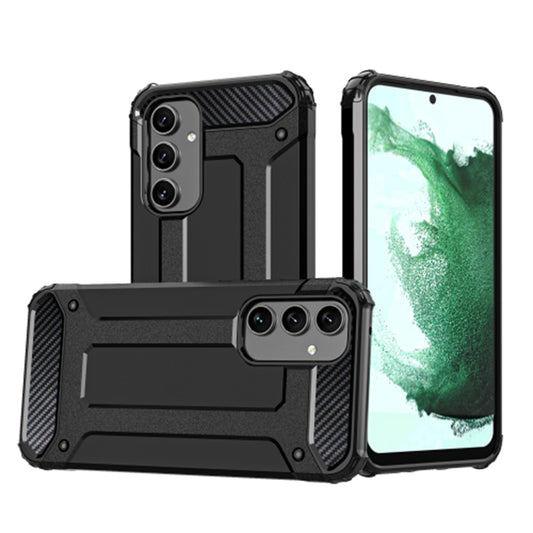 Tok Samsung Galaxy A54 A546-hez, Techsuit, Hybrid Armor, Fekete