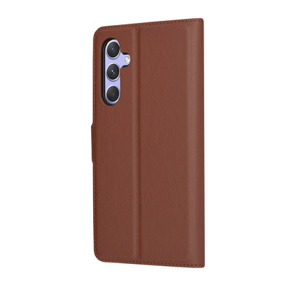 Case for Samsung Galaxy A54 A546, Techsuit, Leather Folio, Brown