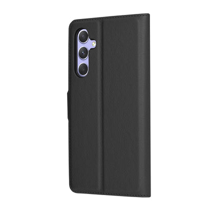 Tok Samsung Galaxy A54 A546-hoz, Techsuit, bőr folio, fekete