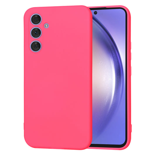 Tok Samsung Galaxy A54 A546-hoz, Techsuit, SoftFlex, Sötét rózsaszín