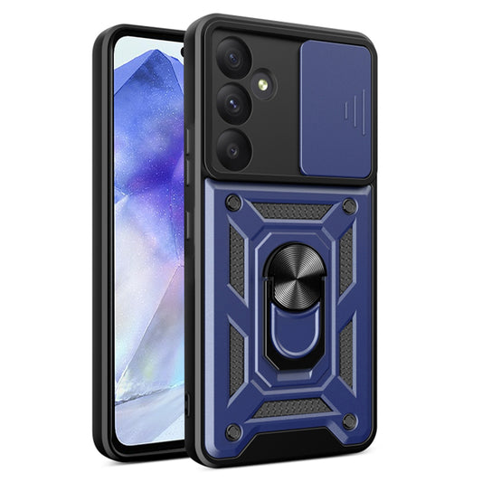 Tok Samsung Galaxy A55 5G A556-hoz, Techsuit, CamShield, Kék