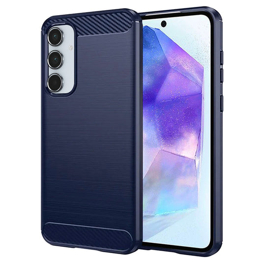 Samsung Galaxy A55 5G A556 tok, Techsuit, karbon, kék