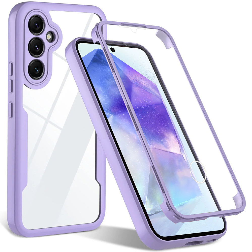 Tok Samsung Galaxy A55 5G A556-hoz, Techsuit, ColorVerse 360, Lila