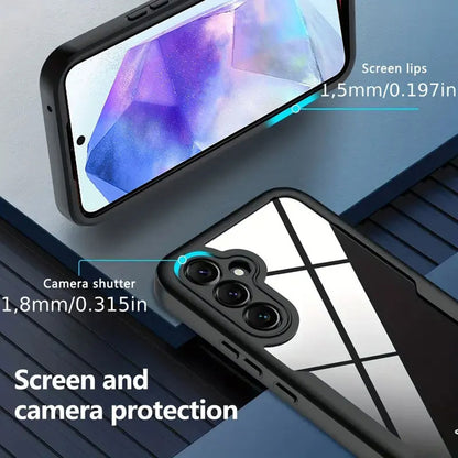 Tok Samsung Galaxy A55 5G A556-hoz, Techsuit, ColorVerse 360, Lila