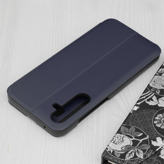 Tok Samsung Galaxy A55 5G A556-hoz, Techsuit, eFold, Sötétkék