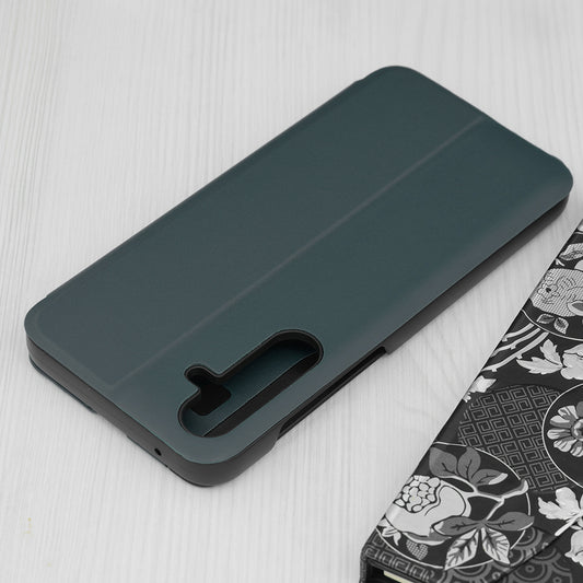 Tok Samsung Galaxy A55 5G A556-hoz, Techsuit, eFold, Zöld