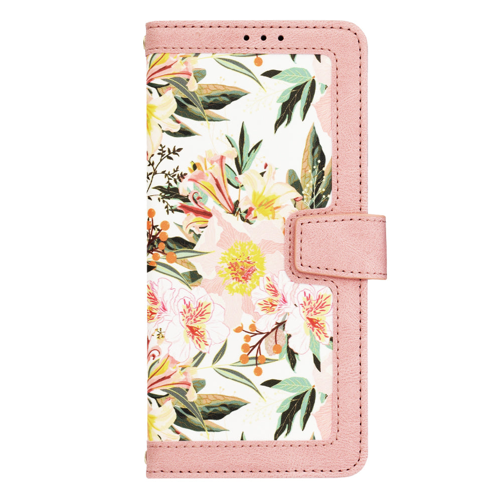 Tok Samsung Galaxy A55 5G A556-hoz, Techsuit, FlipCraft, Rózsaszín