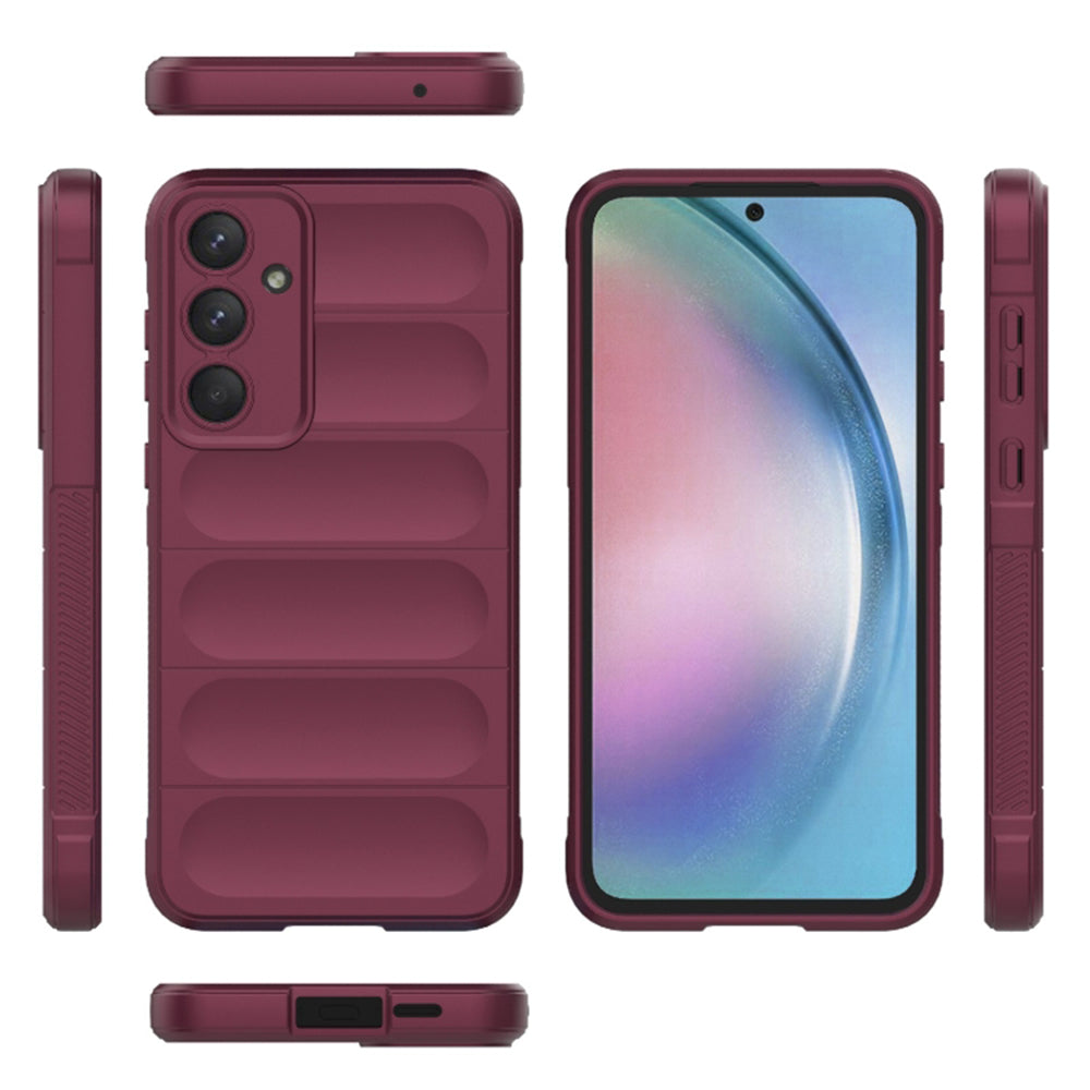 Tok Samsung Galaxy A55 5G A556-hoz, Techsuit, Magic Shield, Zöld