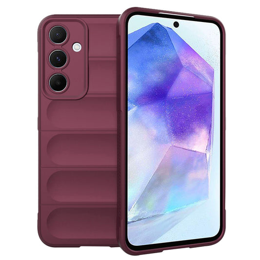 Tok Samsung Galaxy A55 5G A556-hoz, Techsuit, Magic Shield, Bordó